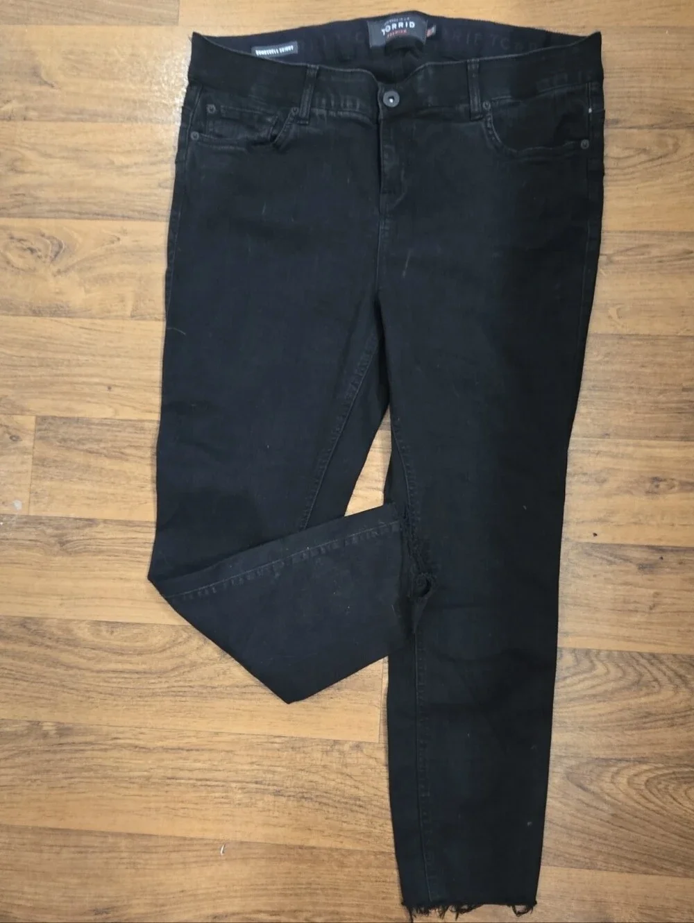 torrid Black High-Rise Skinny Jeans